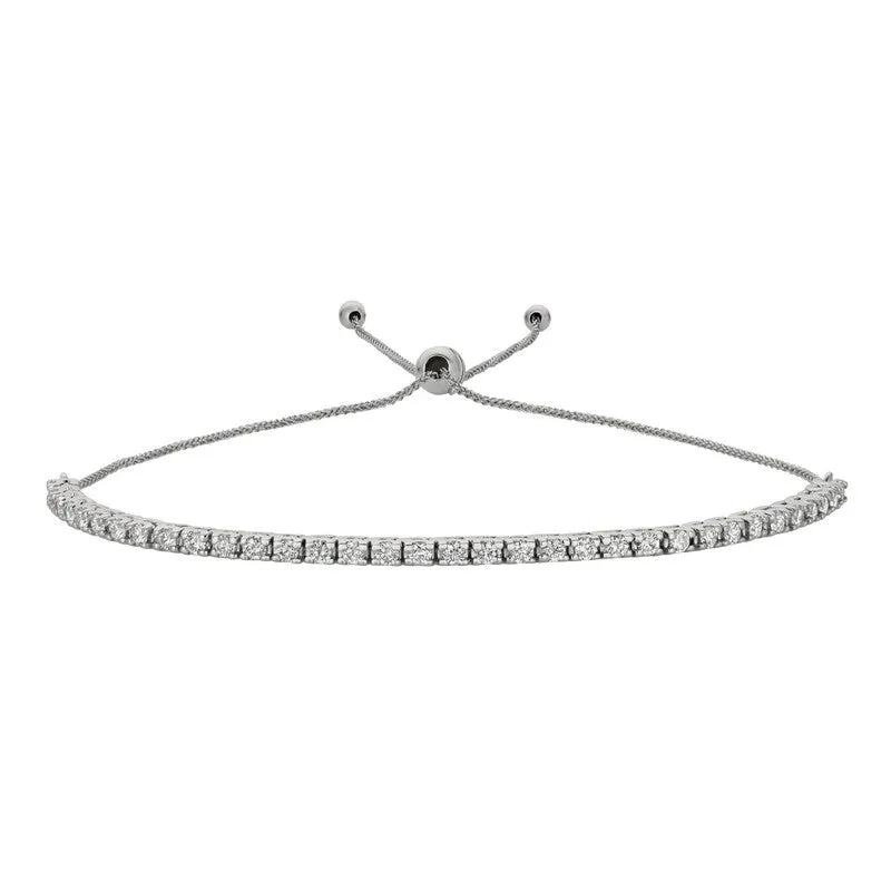 BOLO DIAMOND BRACELET 14K GOLD (1 CTW) 1