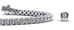 Boundless Brilliance Lab-Grown Diamond Tennis Bracelet with 6.78 ct.(finished) 1.2mm, 3mm