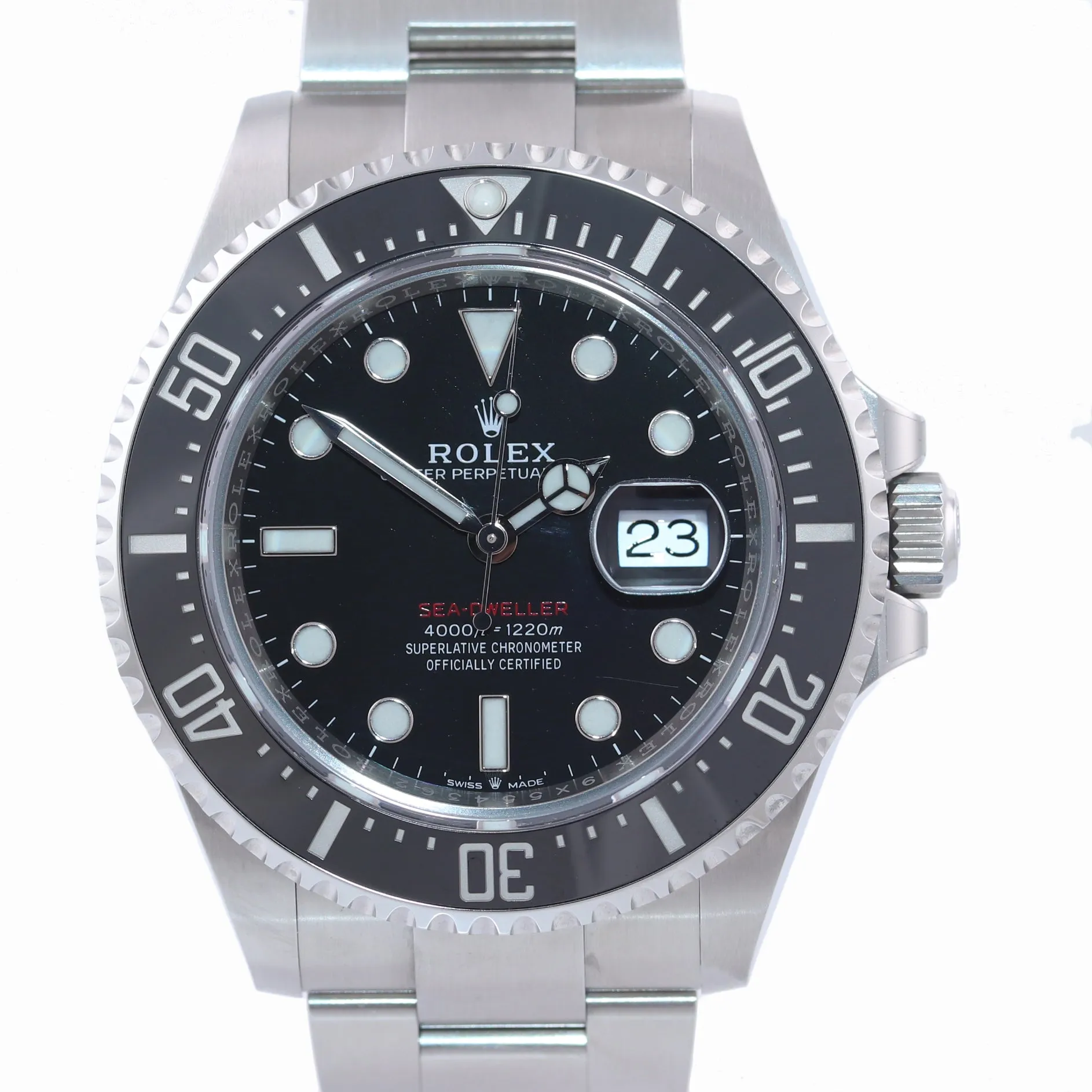 BRAND NEW 2019 PAPERS Mark II Rolex Red Sea-Dweller 43mm 126600 Steel Watch