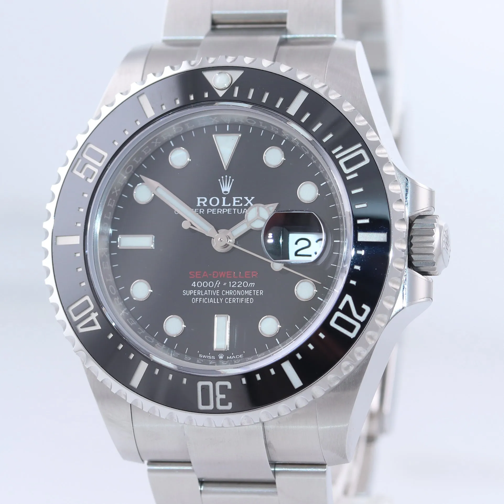 BRAND NEW 2019 PAPERS Mark II Rolex Red Sea-Dweller 43mm 126600 Steel Watch