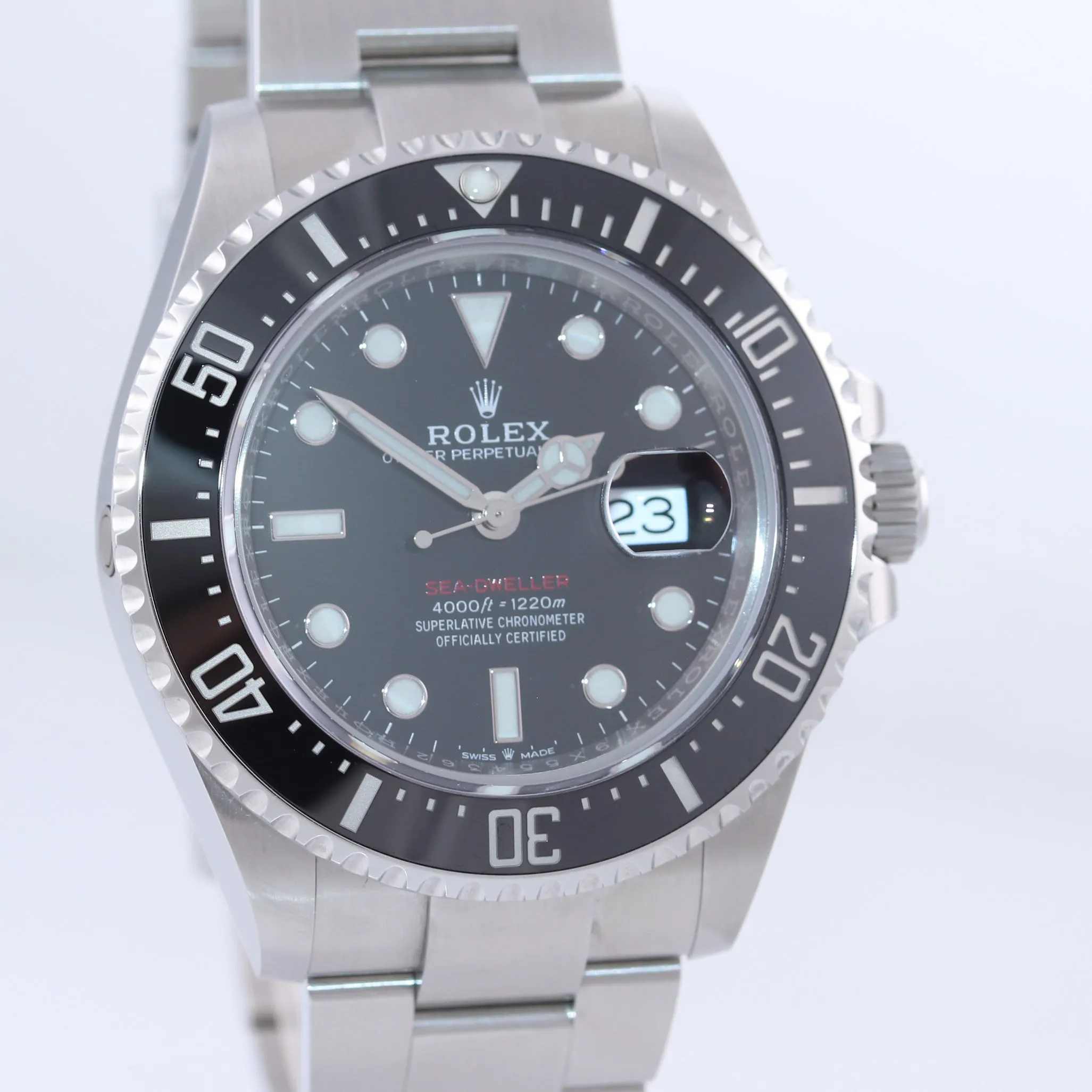 BRAND NEW 2019 PAPERS Mark II Rolex Red Sea-Dweller 43mm 126600 Steel Watch