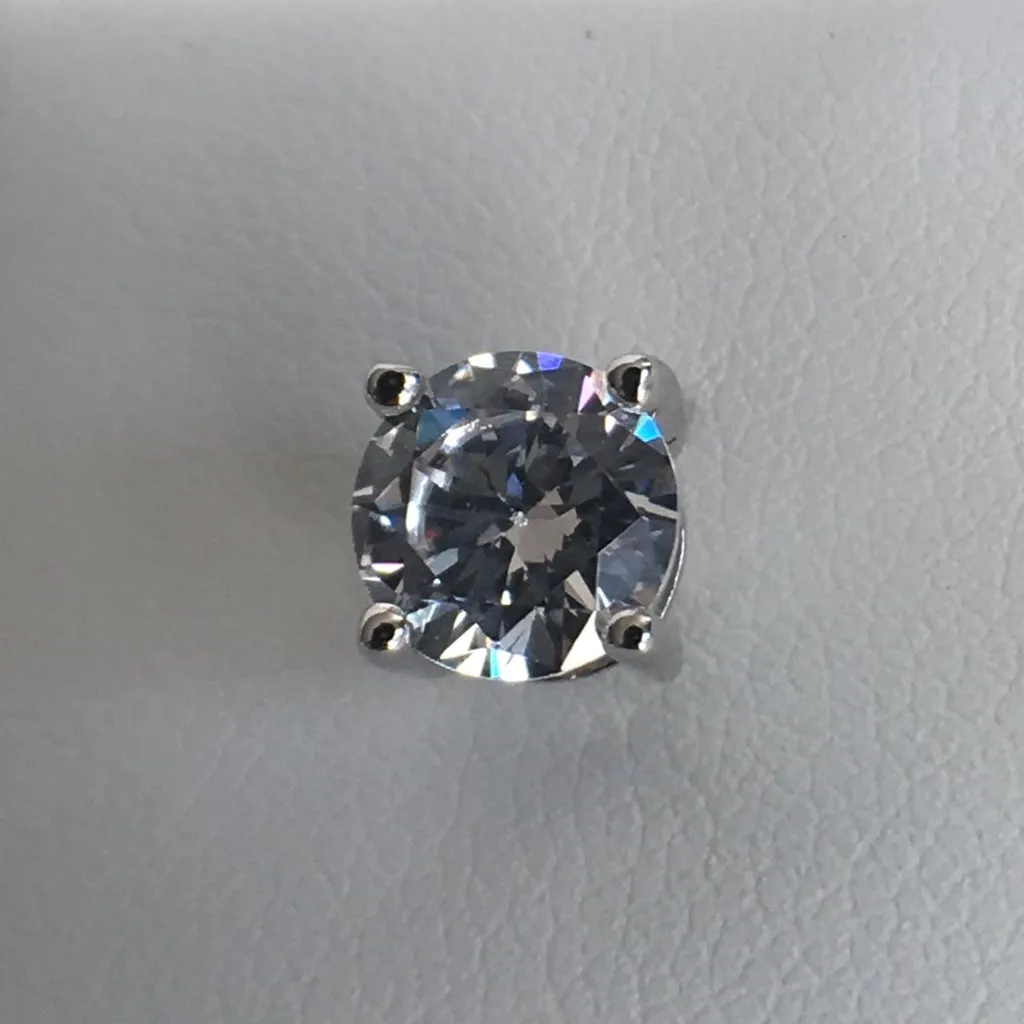 Brilliant Cut CZ Stud Earrings