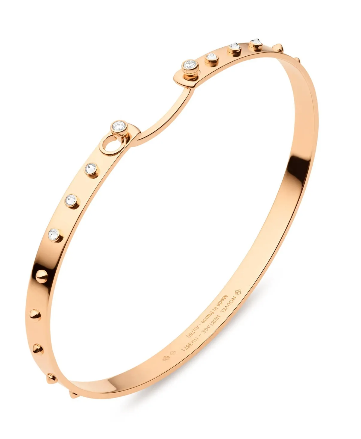 'Brunch in NY' Mood Bangle in Rose Gold