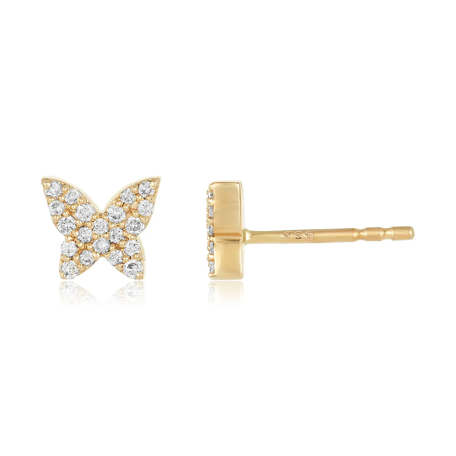 Butterflies Diamond Studs