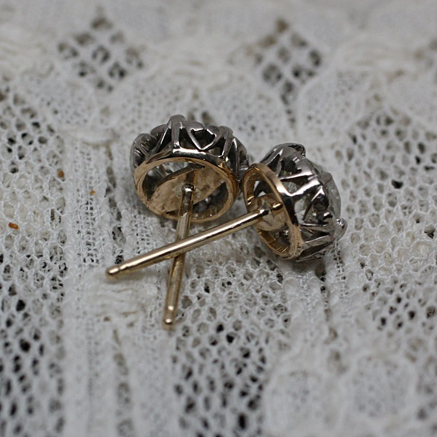 c1920 Diamond Studs