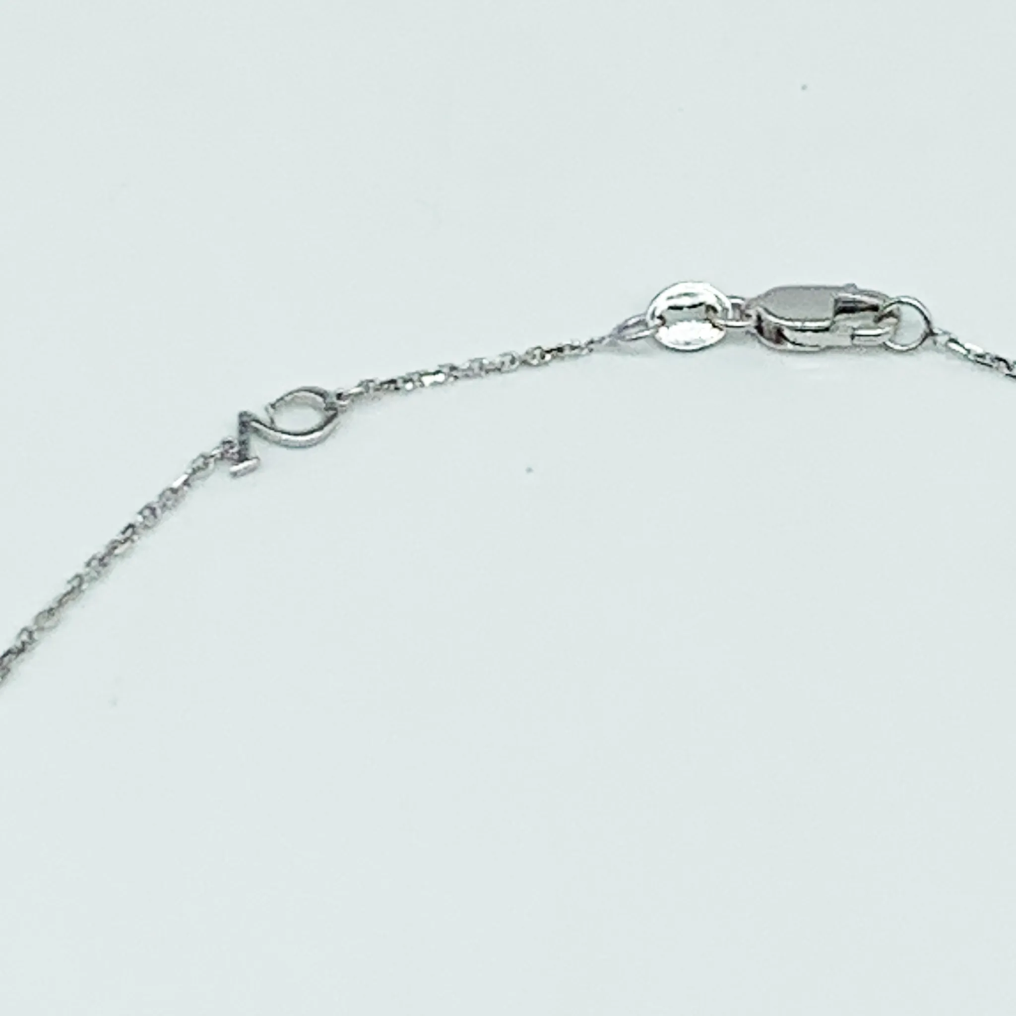 CA Custom Macro 5k Emerald Cut Aquamarine and Circle Diamond Pendant Necklace