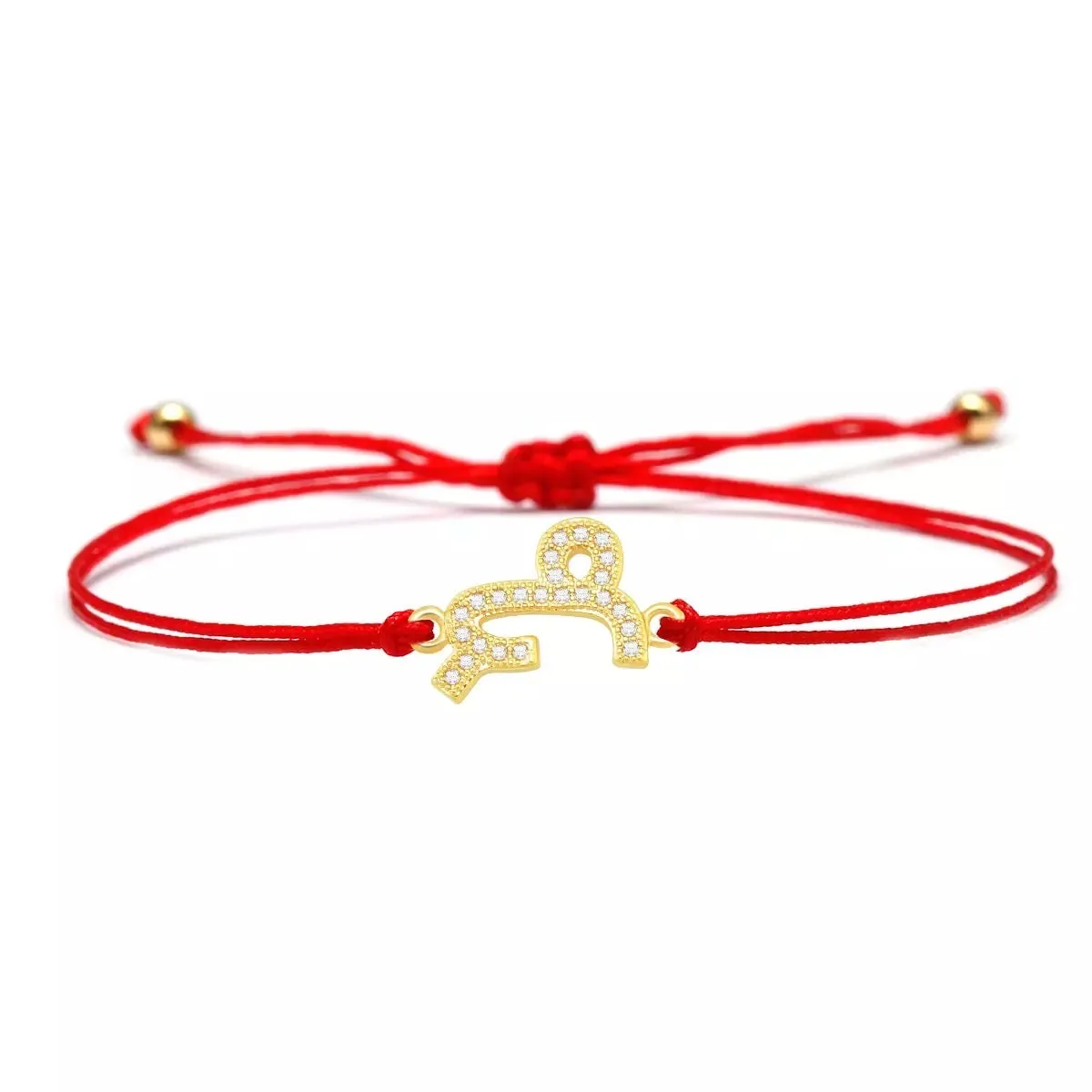 Capricorn Zodiac Red String Protection Bracelet