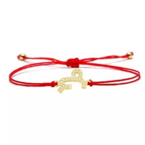 Capricorn Zodiac Red String Protection Bracelet