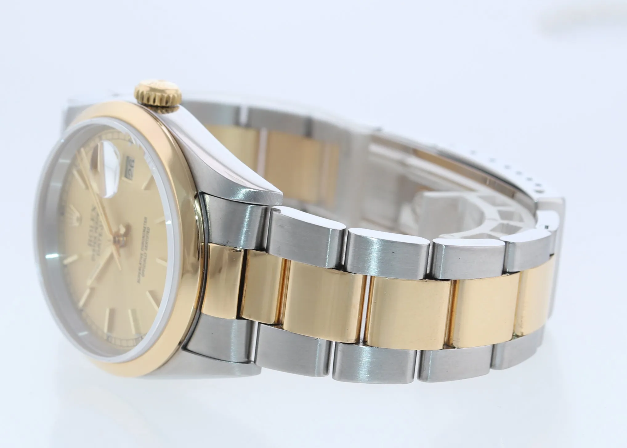 Caseback Sticker Rolex DateJust 36mm 16203 Two Tone Champagne Stick 36mm Watch