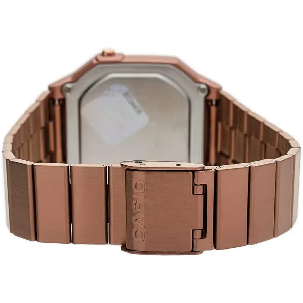 Casio Illuminator Rose Gold Stainless Steel Rose Gold Dial Quartz Unisex Watch - B650WC-5ADF