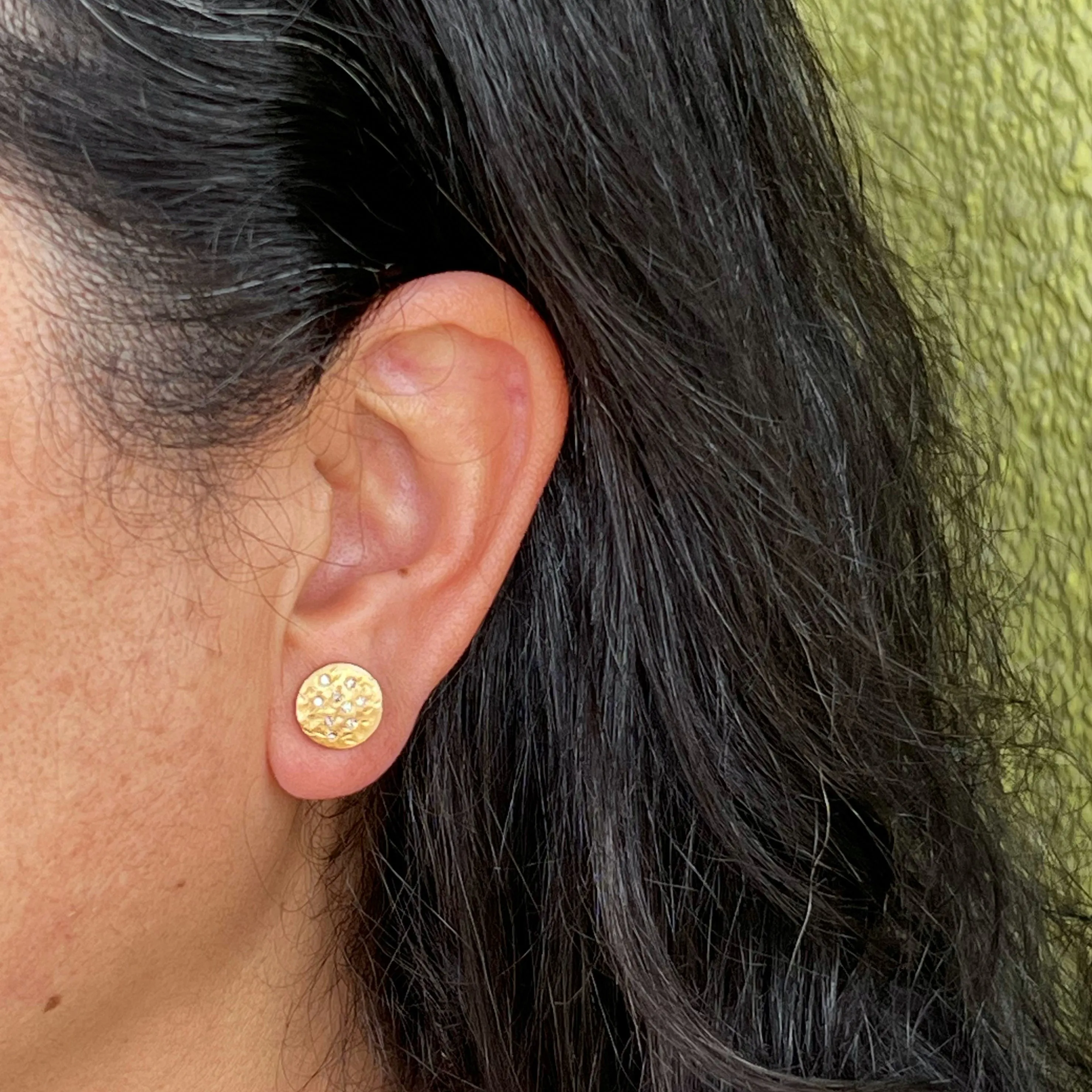 Celestial Stud Diamond Earrings