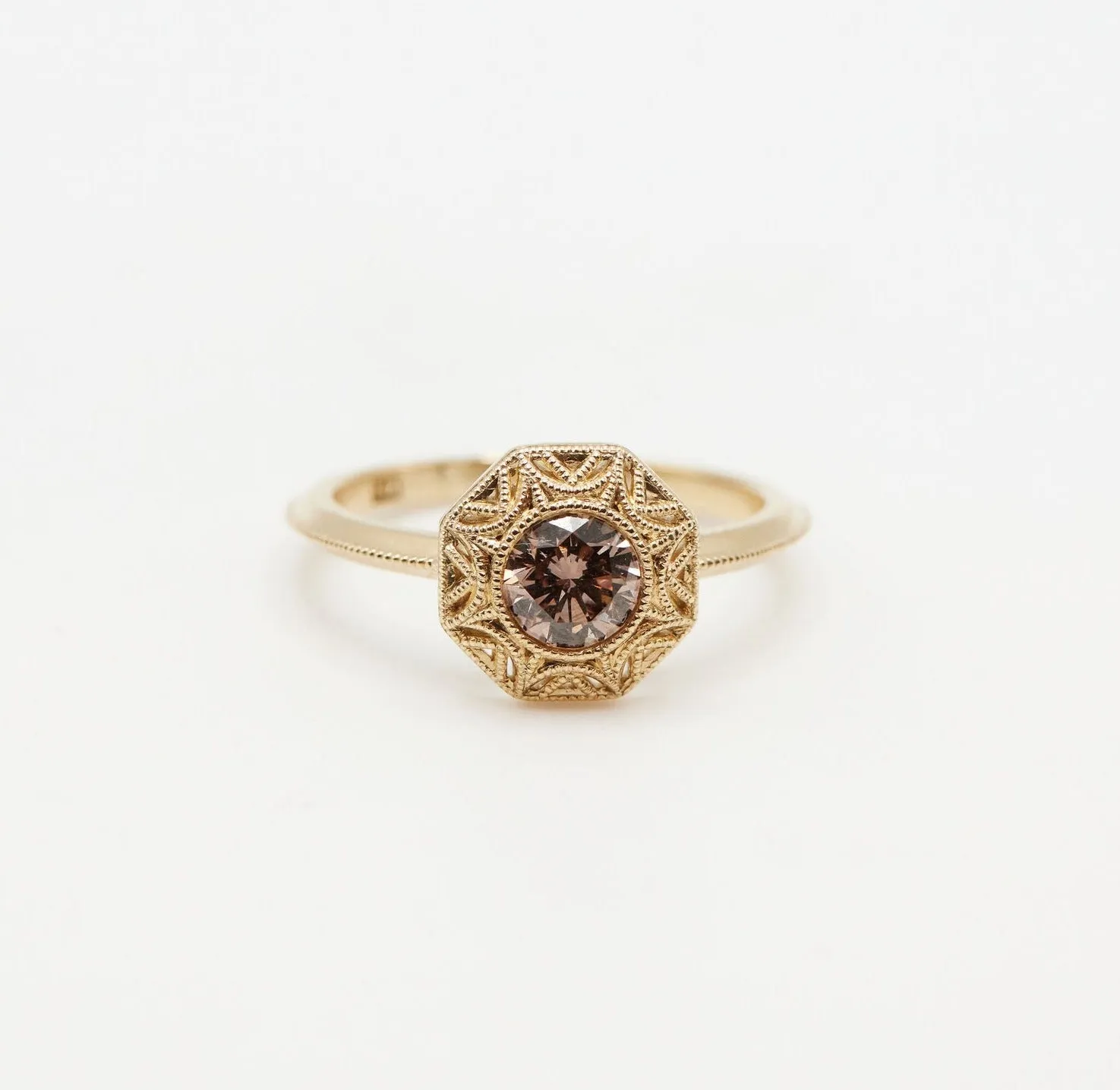 Champagne Diamond Frida Ring
