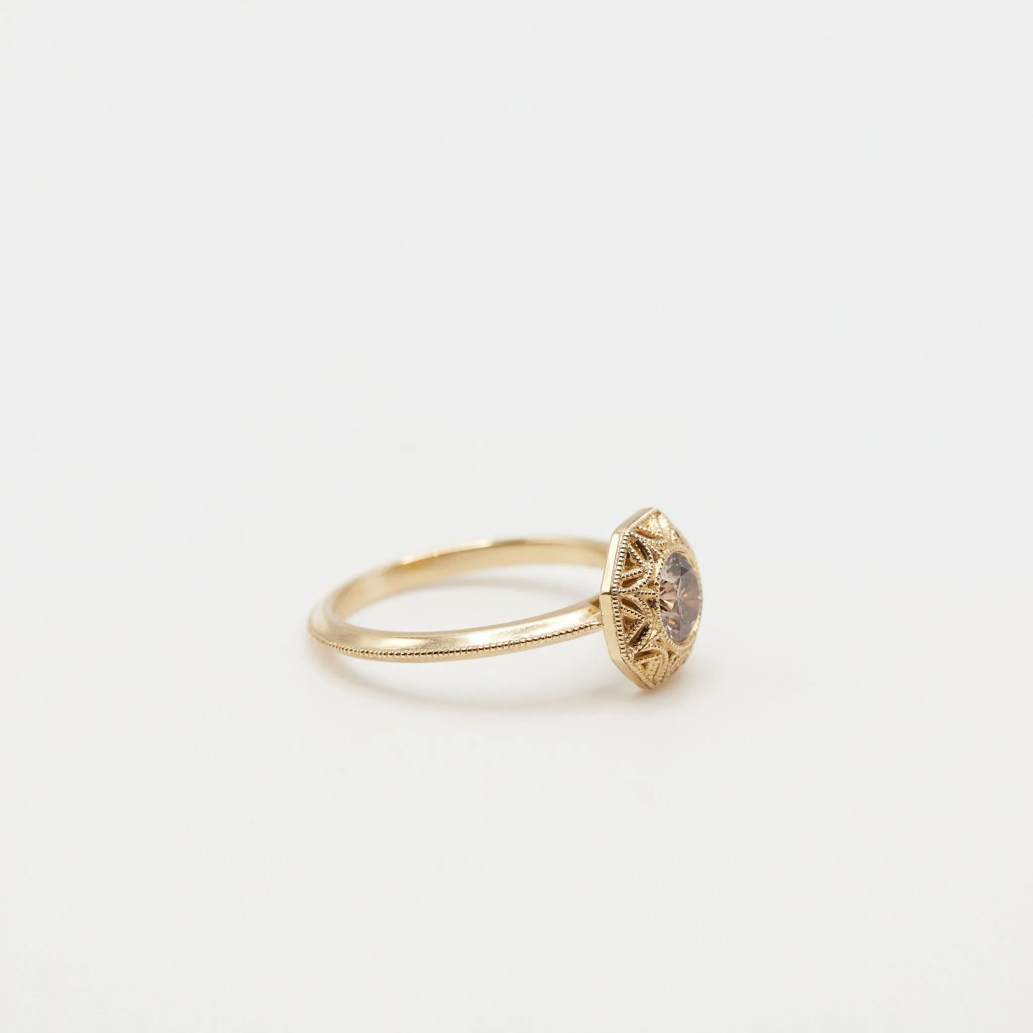Champagne Diamond Frida Ring