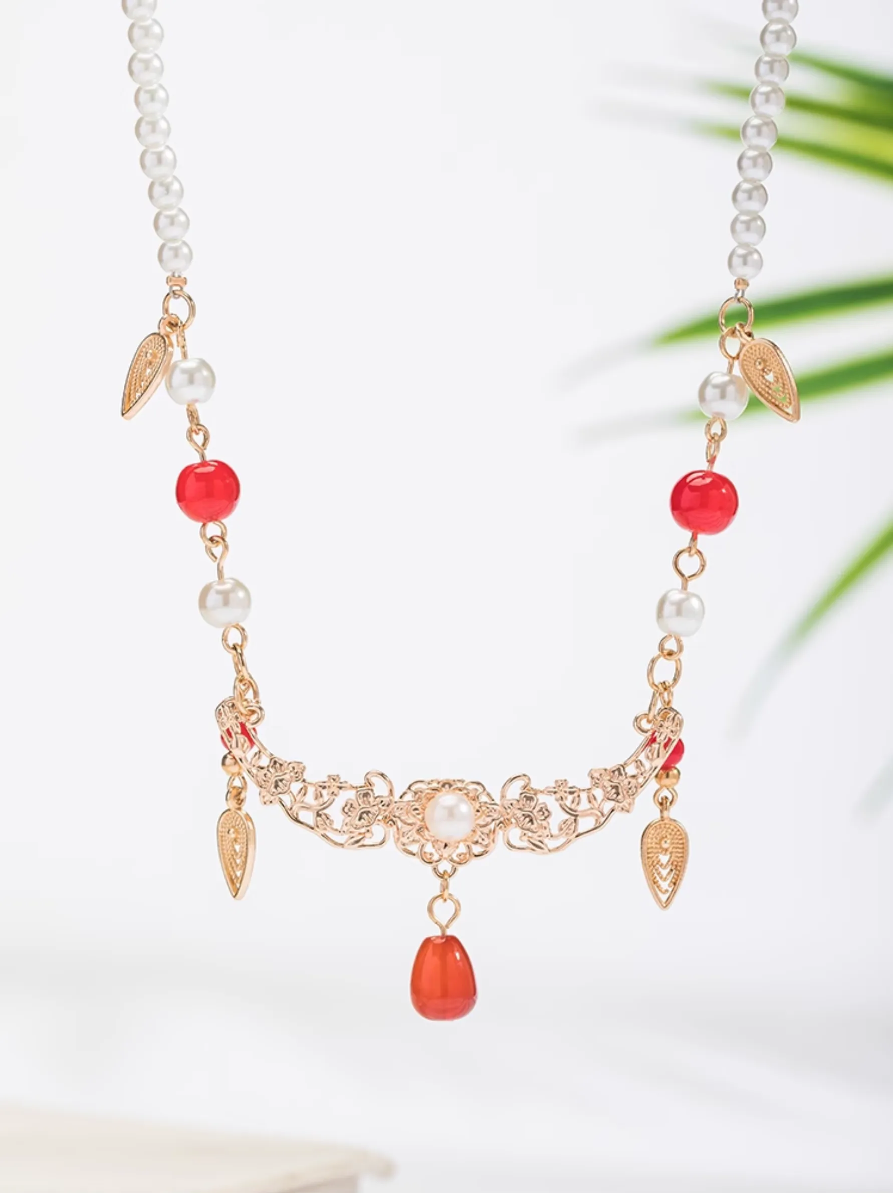 Chuan Zhu 串珠 Vermillion Strings Various Beaded Tang Song Necklaces