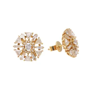Citrus Grande Diamond Stud Earrings