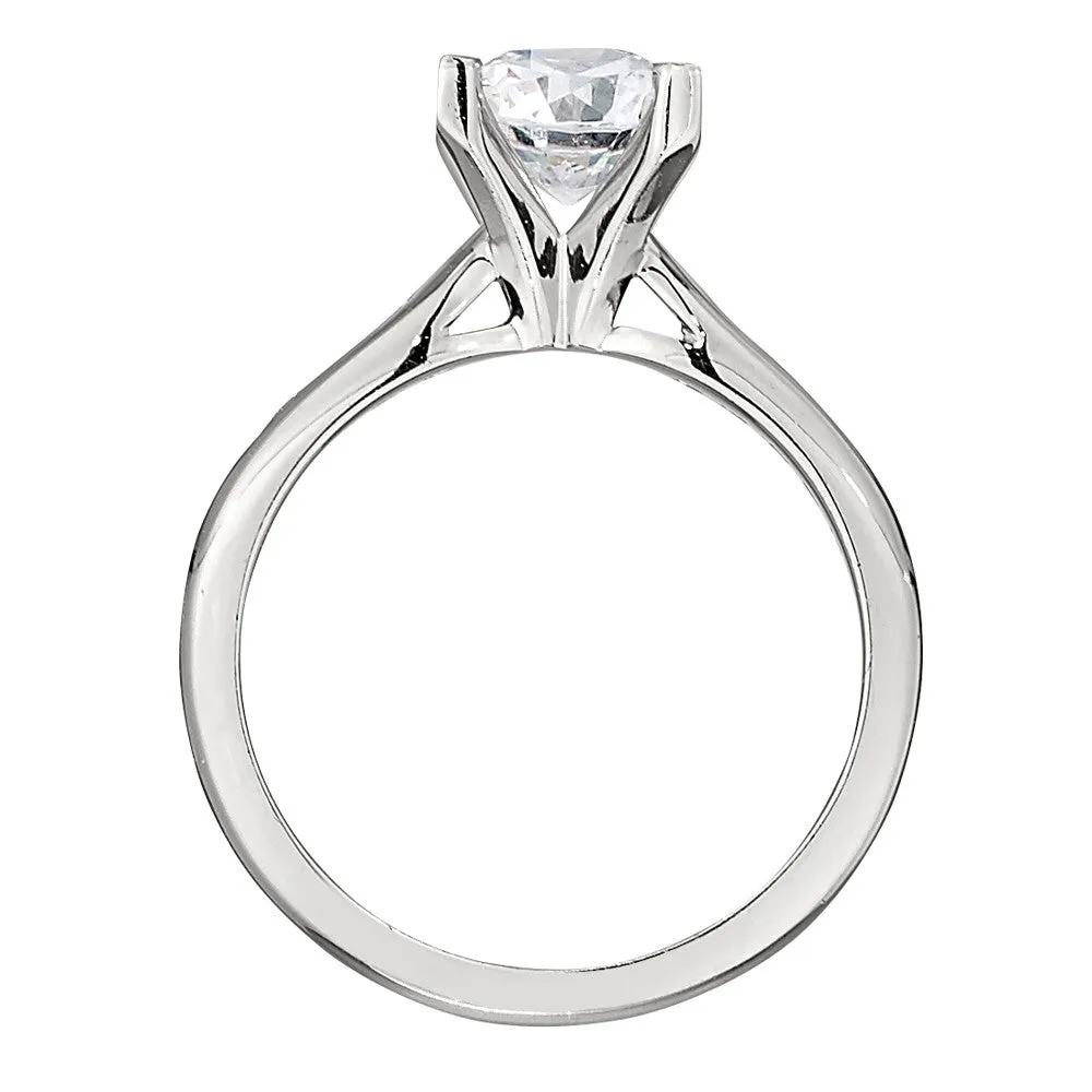 Classic Tapered Channel Set Engagement Rings