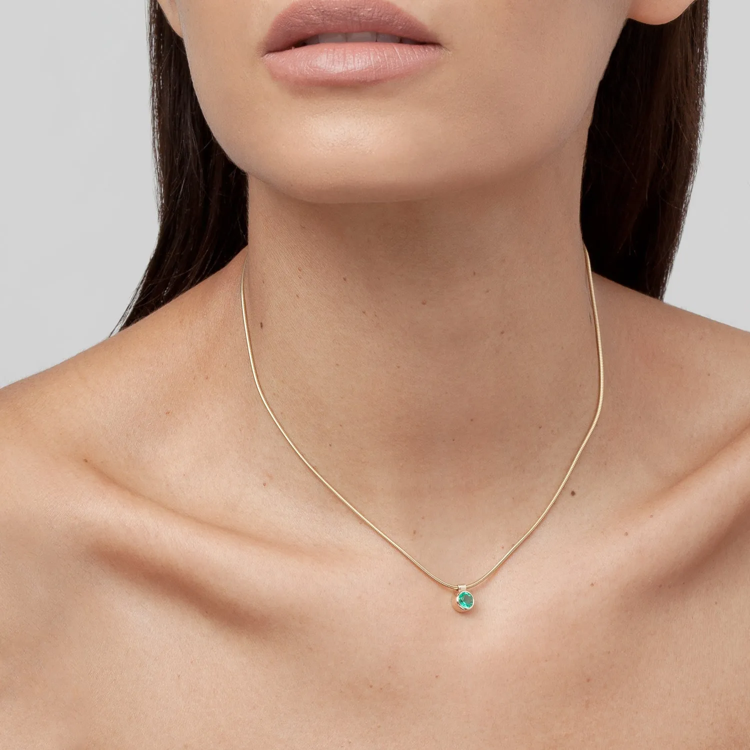 Clea Necklace - Emerald