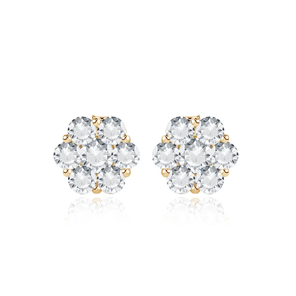 Cluster Diamond Studs