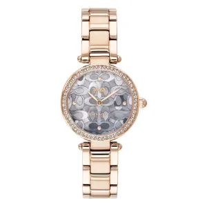 Coach Park Rose Gold Stainless Steel Mother Of Pearl Dial Quartz Watch for Ladies - 14503226