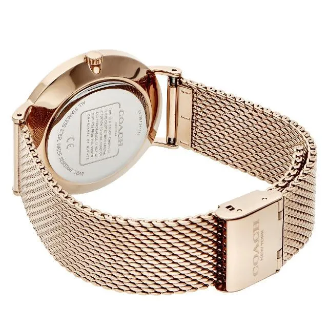 Coach Perry Quartz Silver White Dial Ladies Watch 14503631