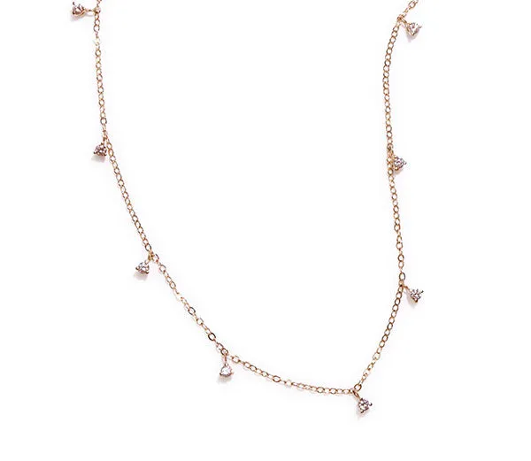 Cordelia Diamond Necklace Black