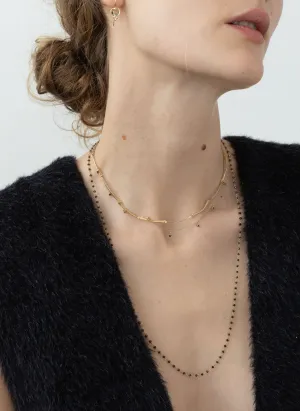Cordelia Diamond Necklace Black