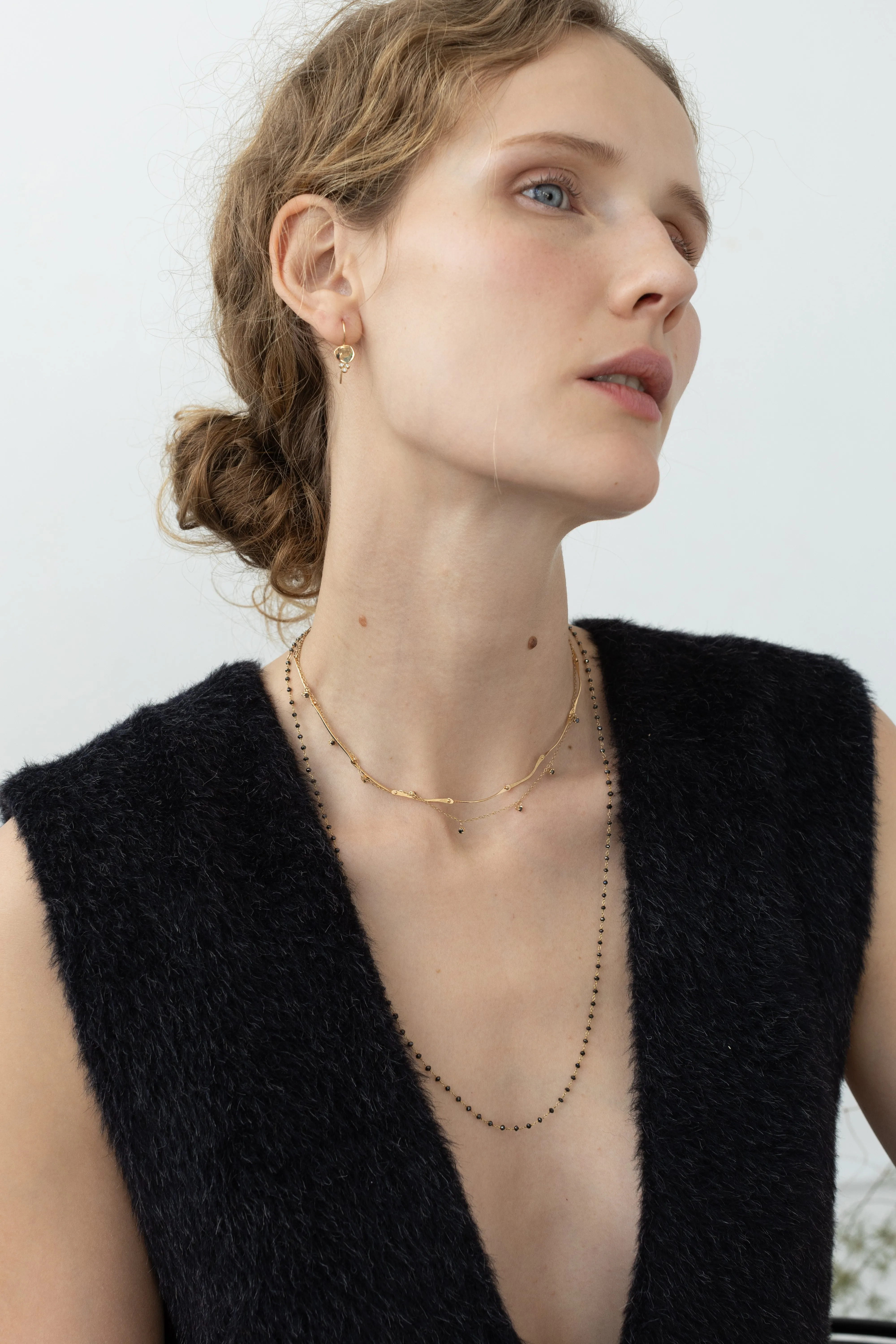 Cordelia Diamond Necklace Black