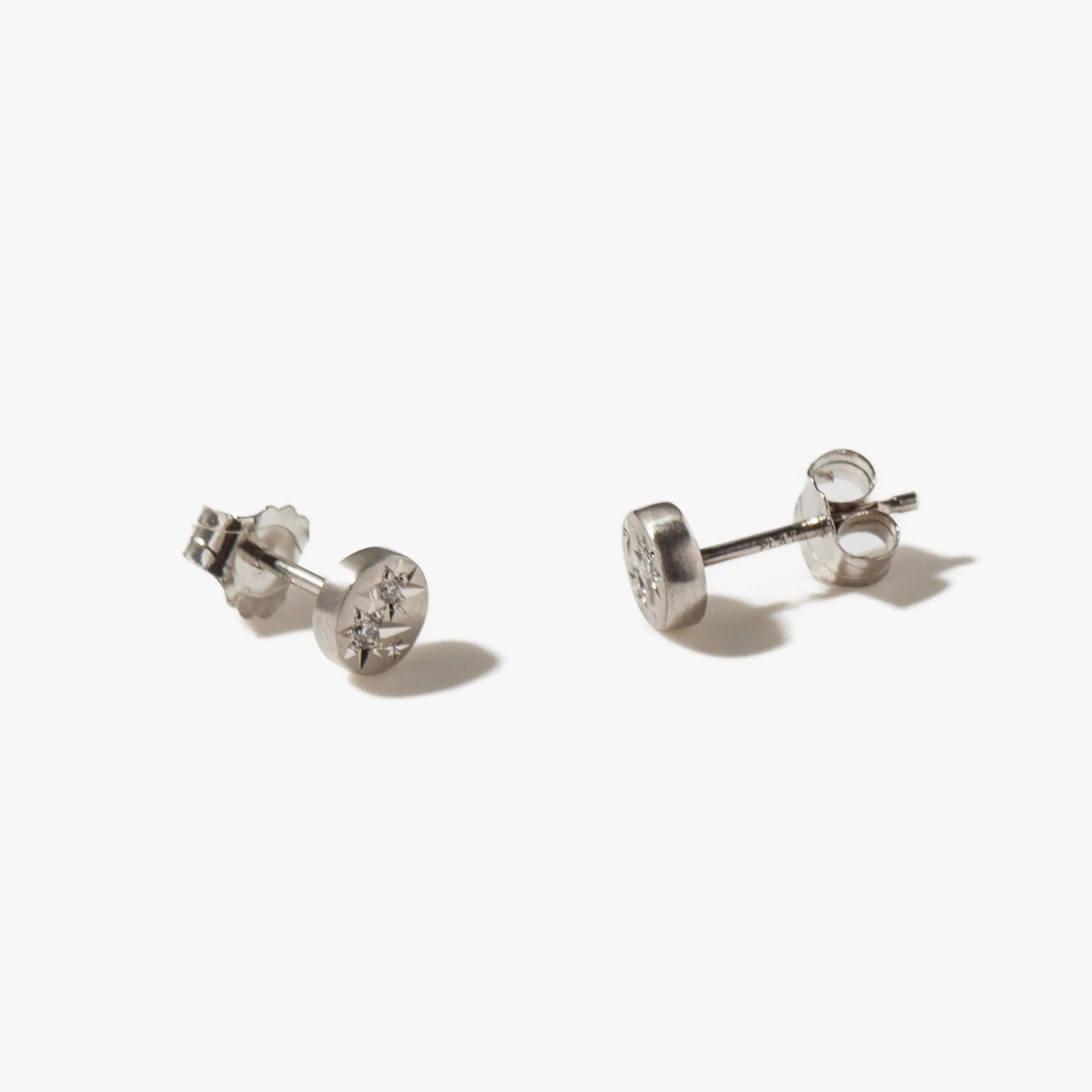 Cosmic Diamond Studs Platinum