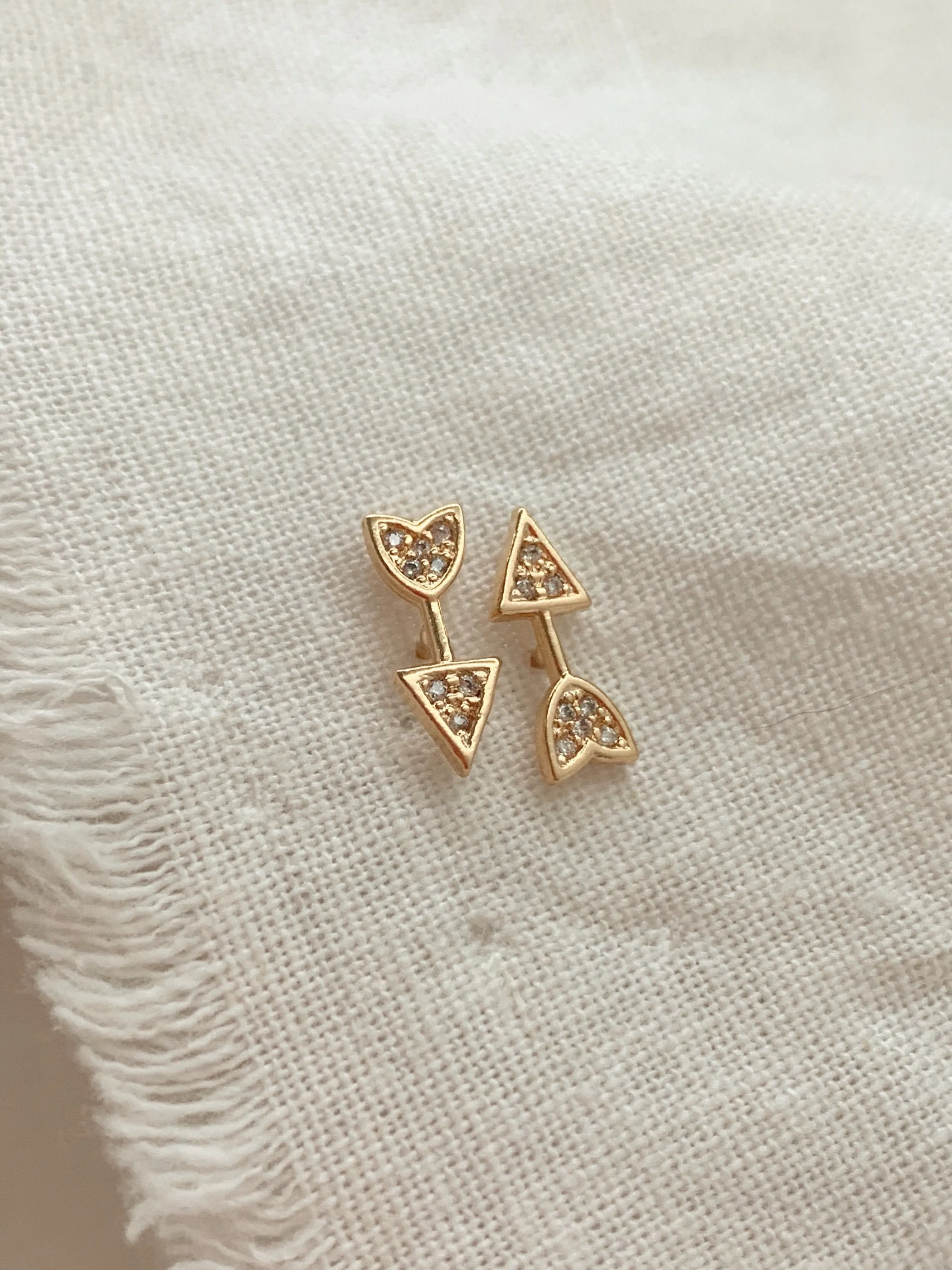 Cross CZ Studs