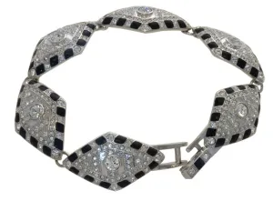 Crystal Lozenge Bracelet