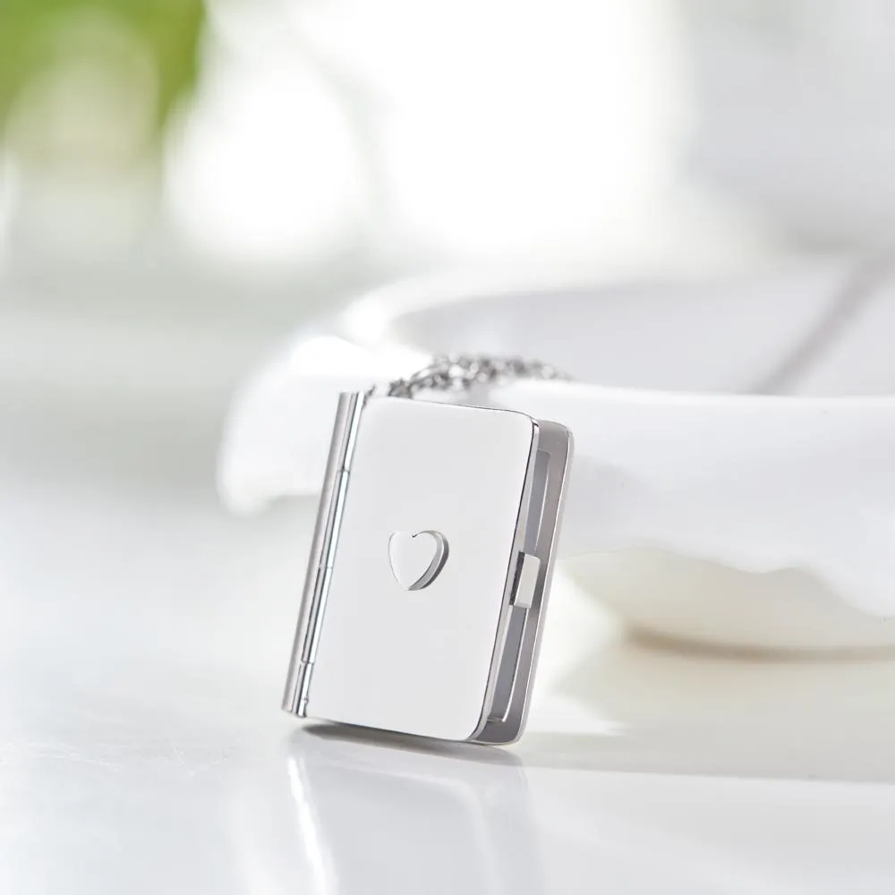 Cusom Locket Album Necklace Personalized Picture Necklace