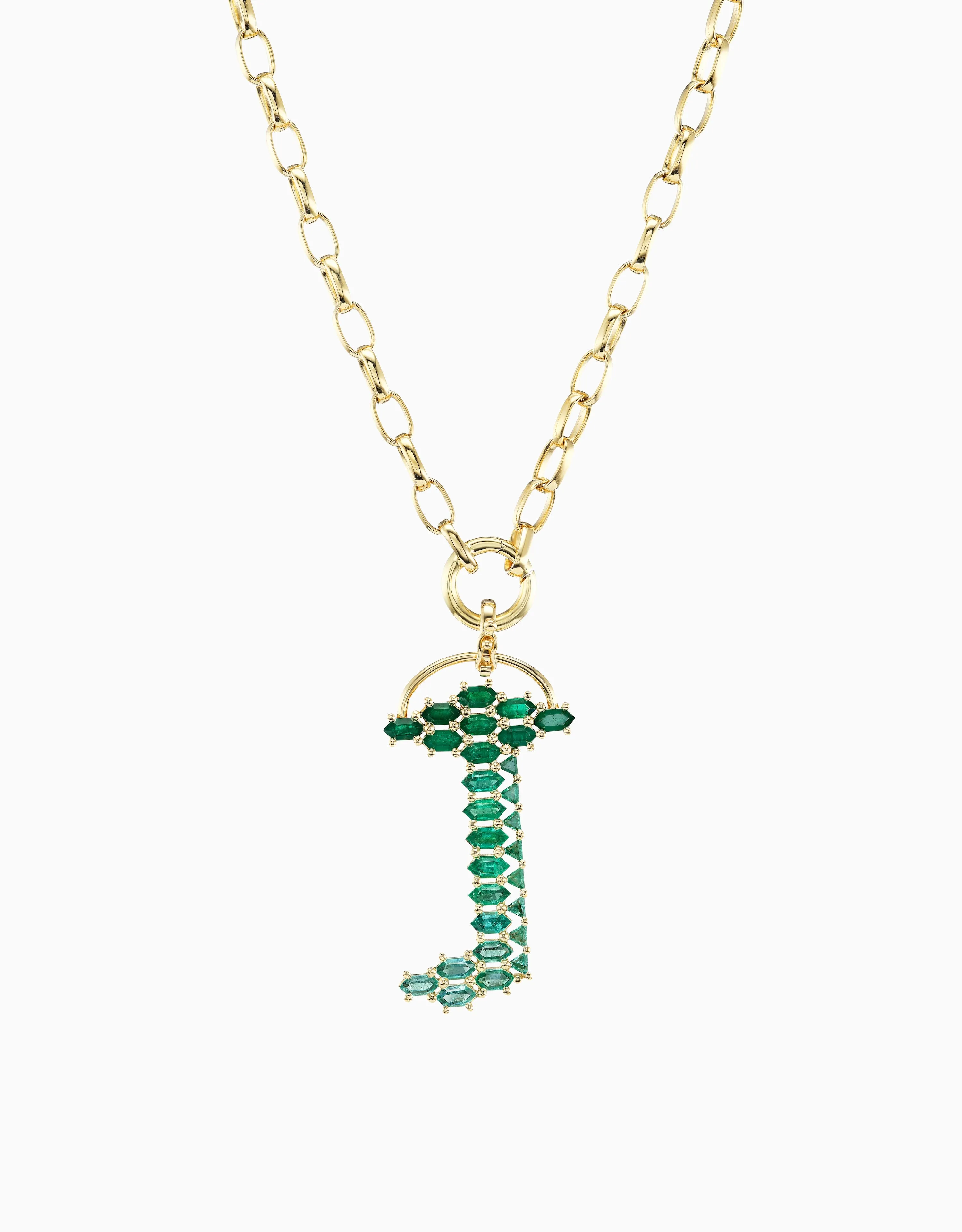 Custom Initial Necklace - J (One-of-a-Kind)