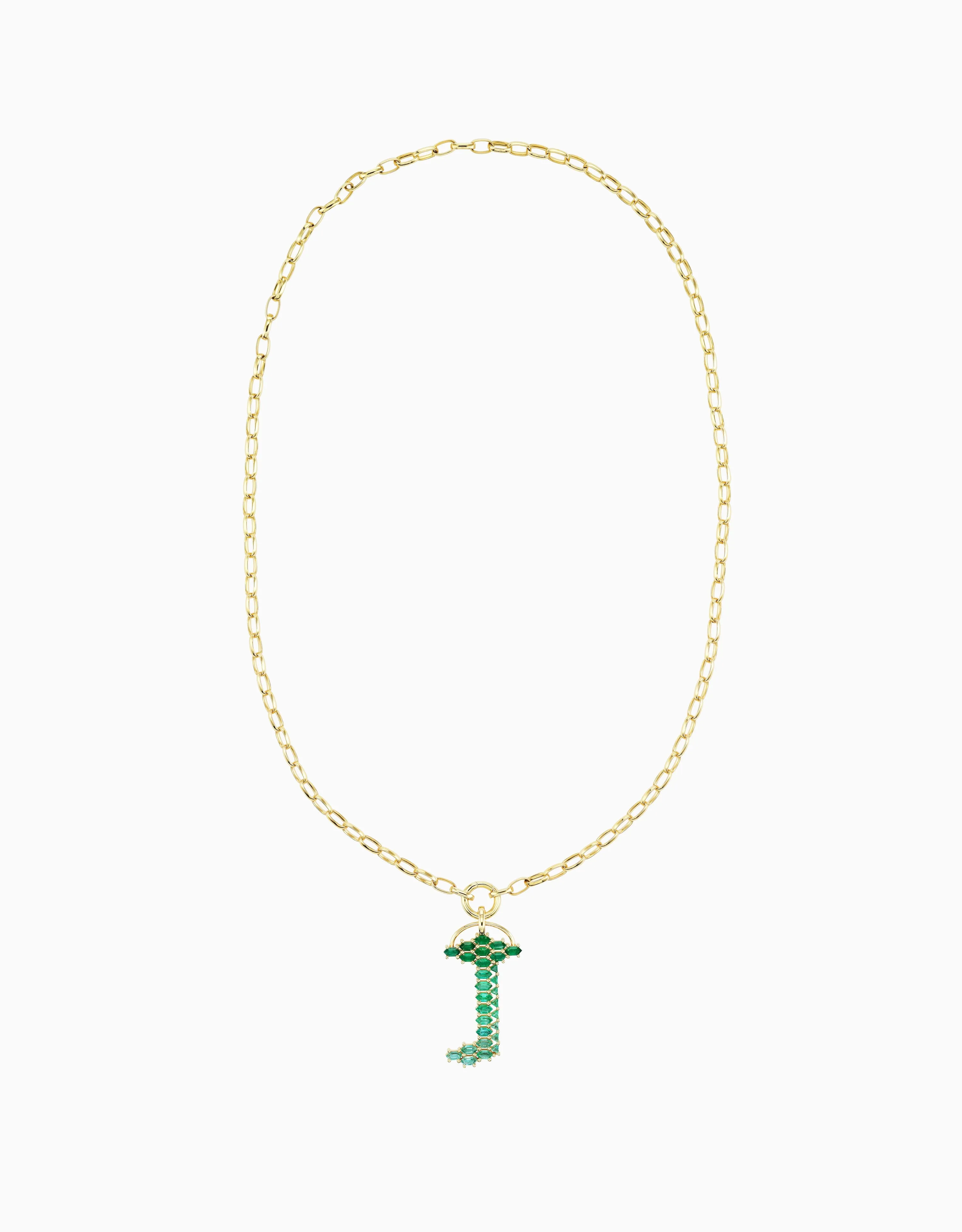 Custom Initial Necklace - J (One-of-a-Kind)