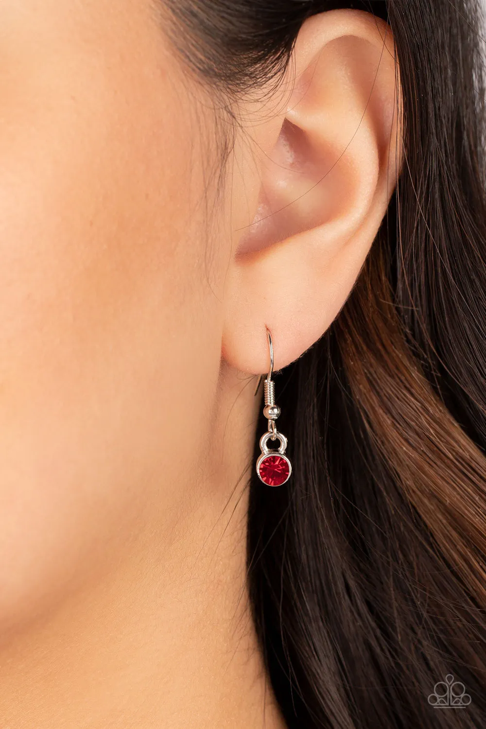 Dainty Darling - Red (Heart) Necklace