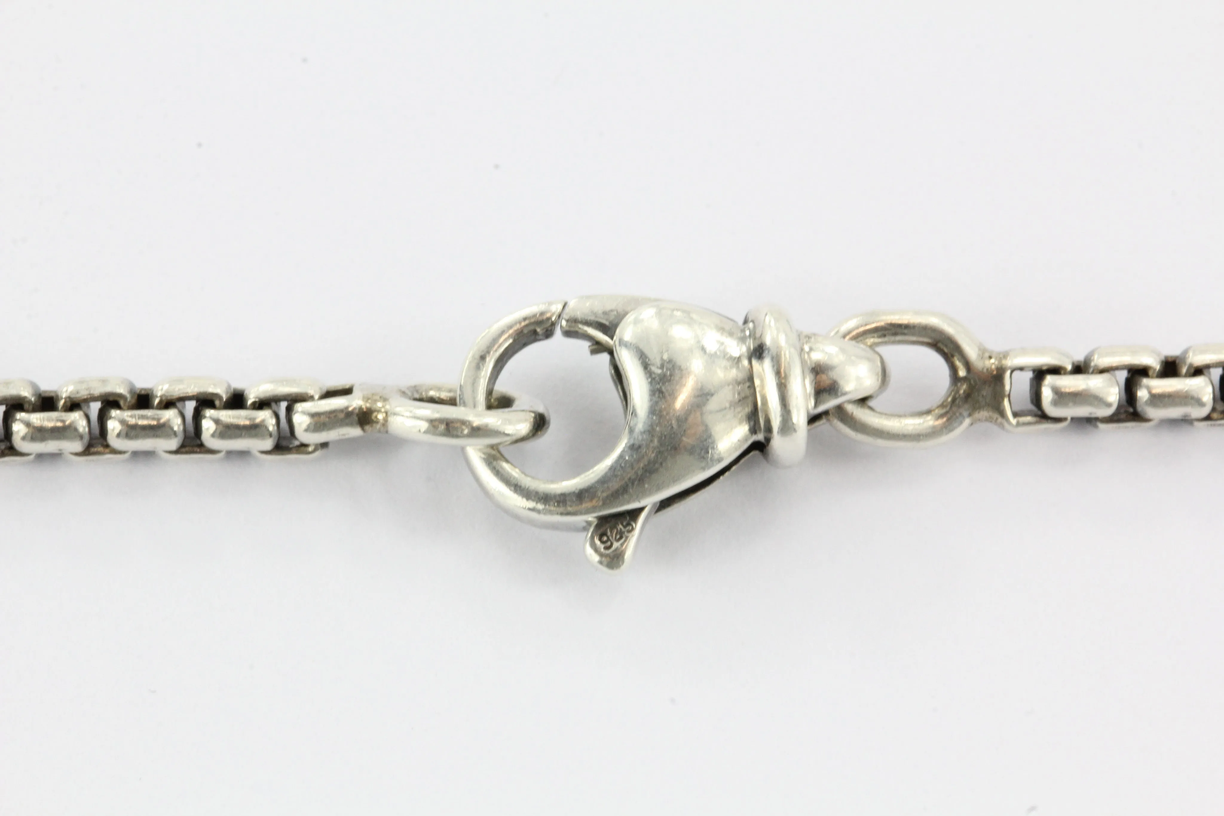 David Yurman Cable Wrap Blue Topaz & Diamond Pendant & Necklace