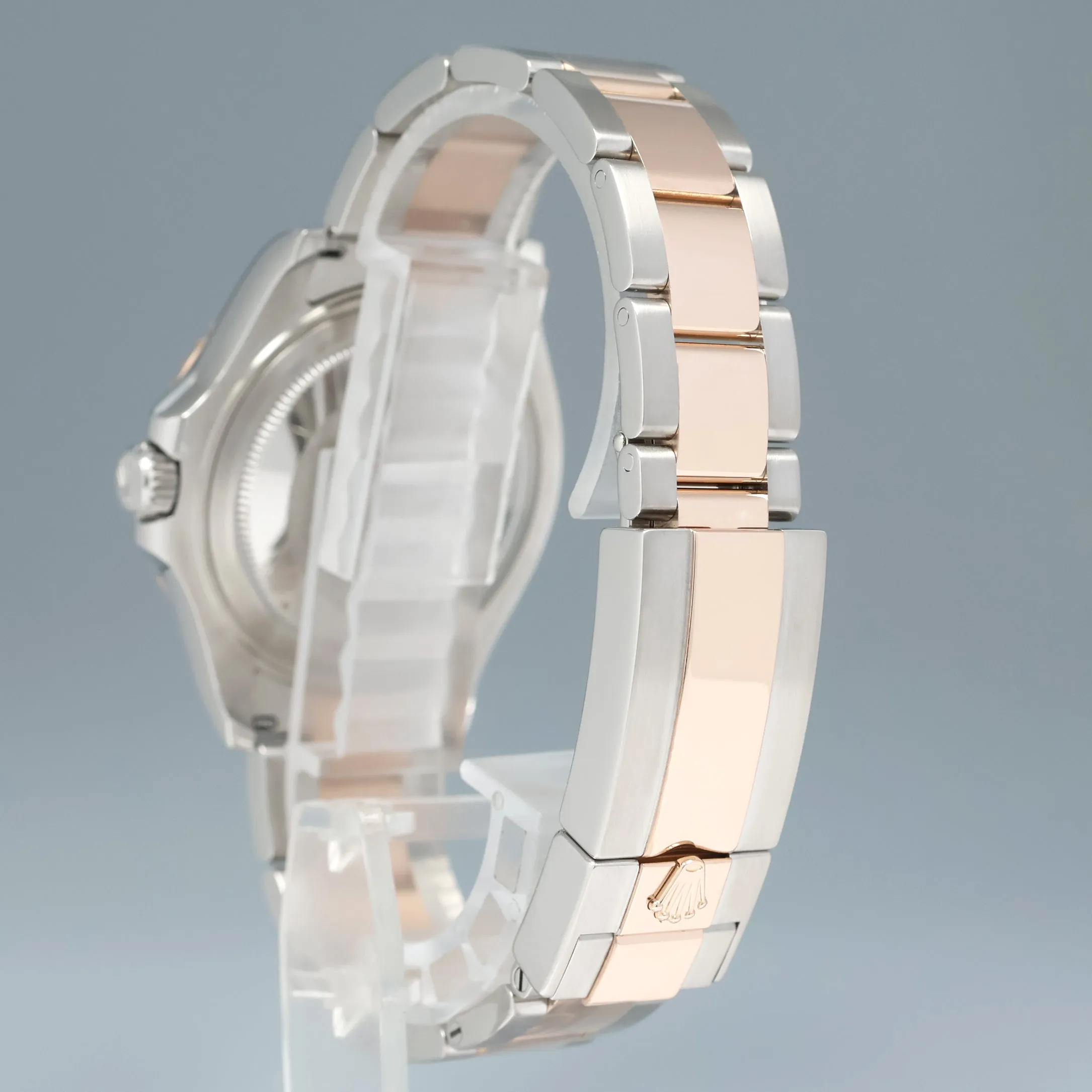 DEC 2024 NEW PAPERS Rolex Yacht-Master 268621 Two Tone Rose Gold 37mm Watch Box