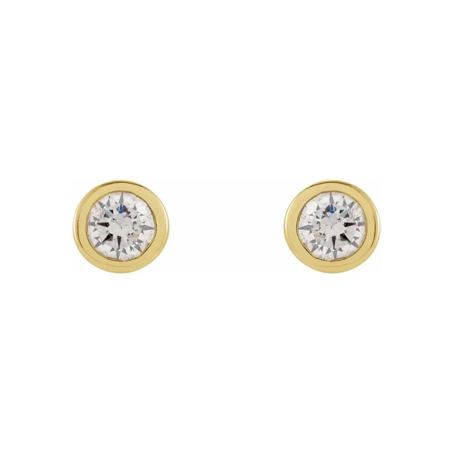 Diamond Bezel Studs