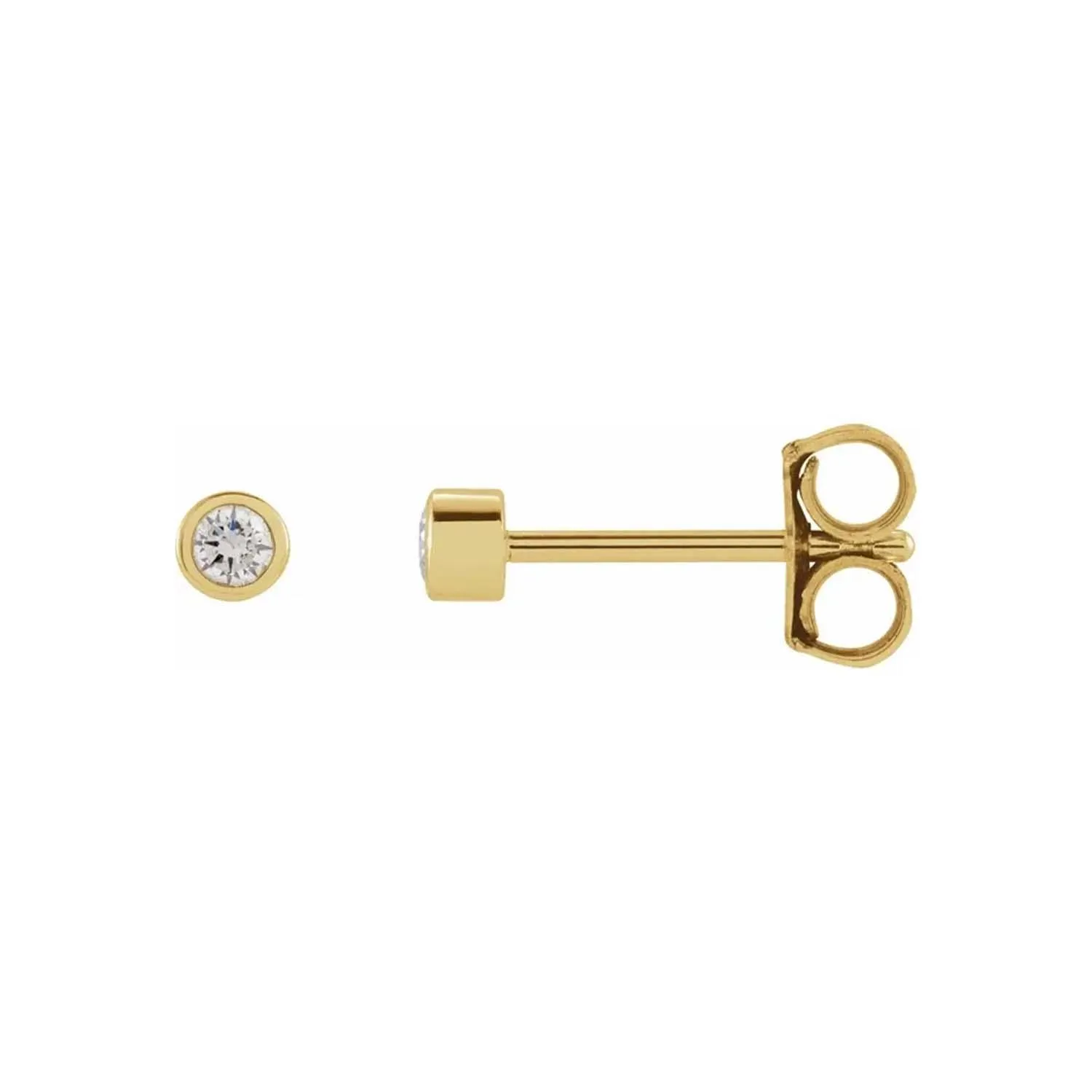 Diamond Bezel Studs