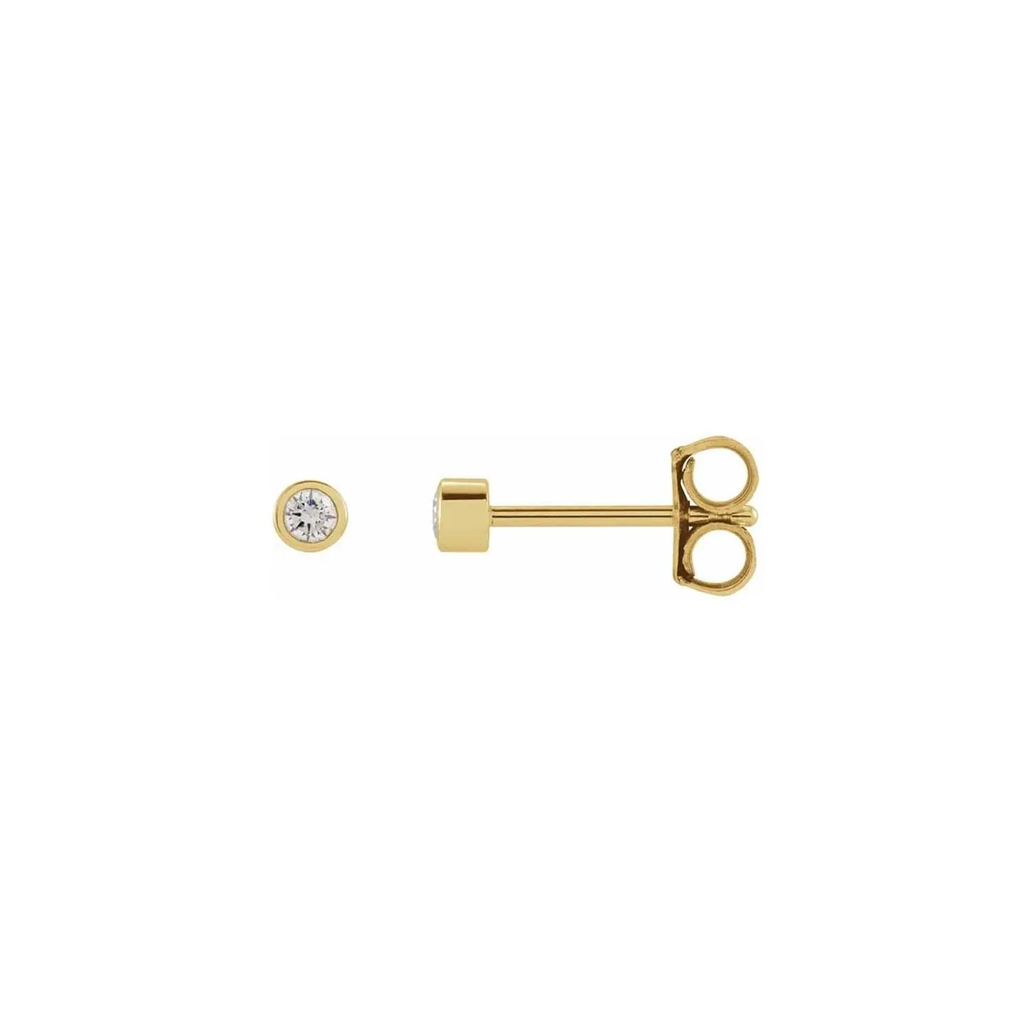 Diamond Bezel Studs