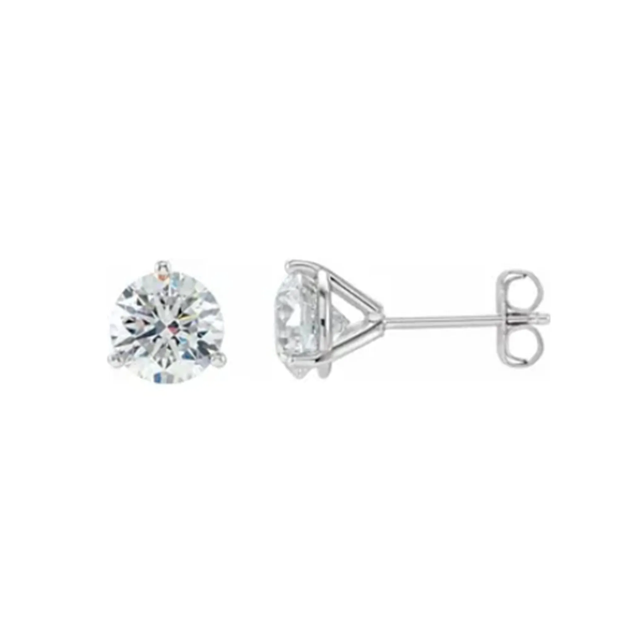 Diamond Cocktail Stud Earrings