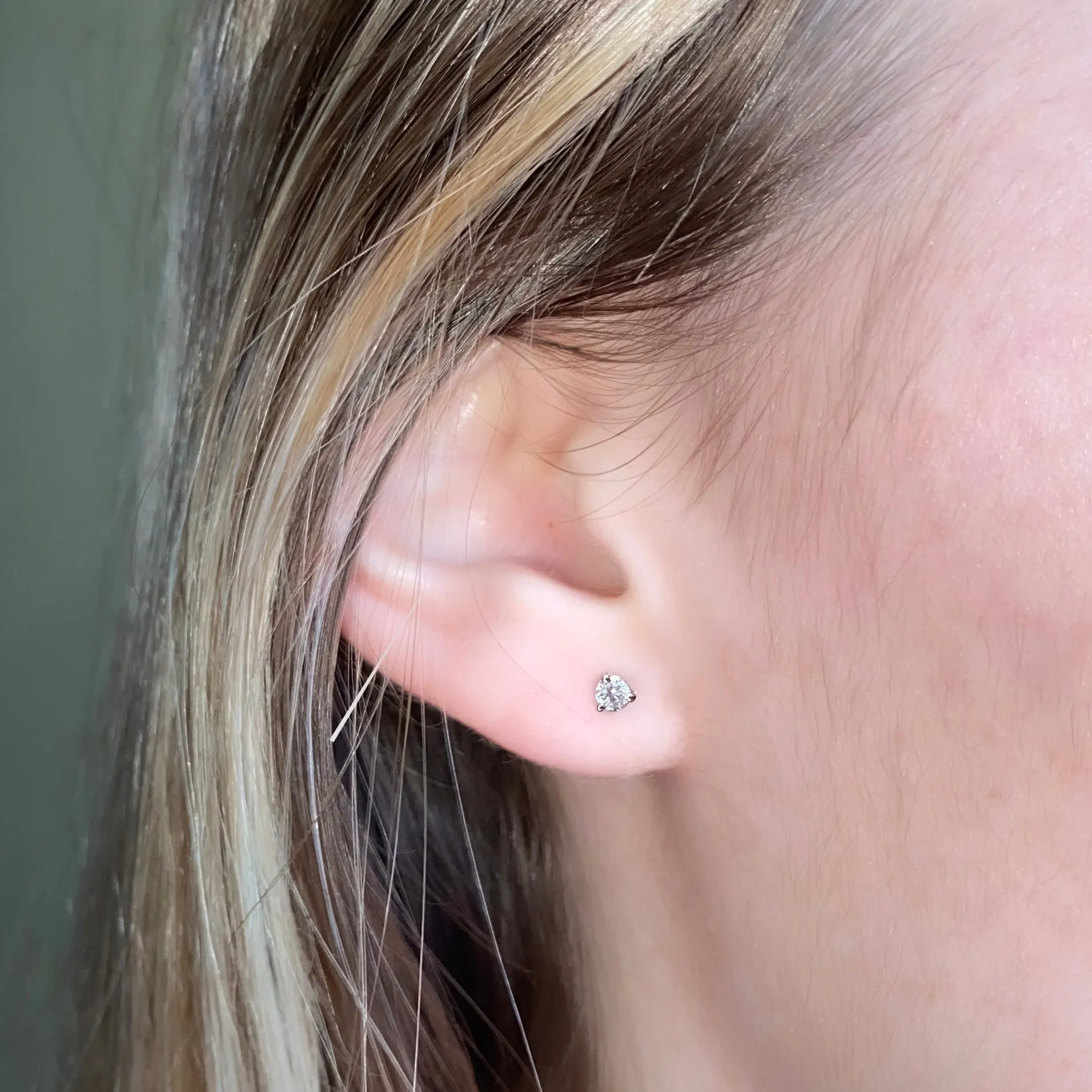 Diamond Cocktail Stud Earrings