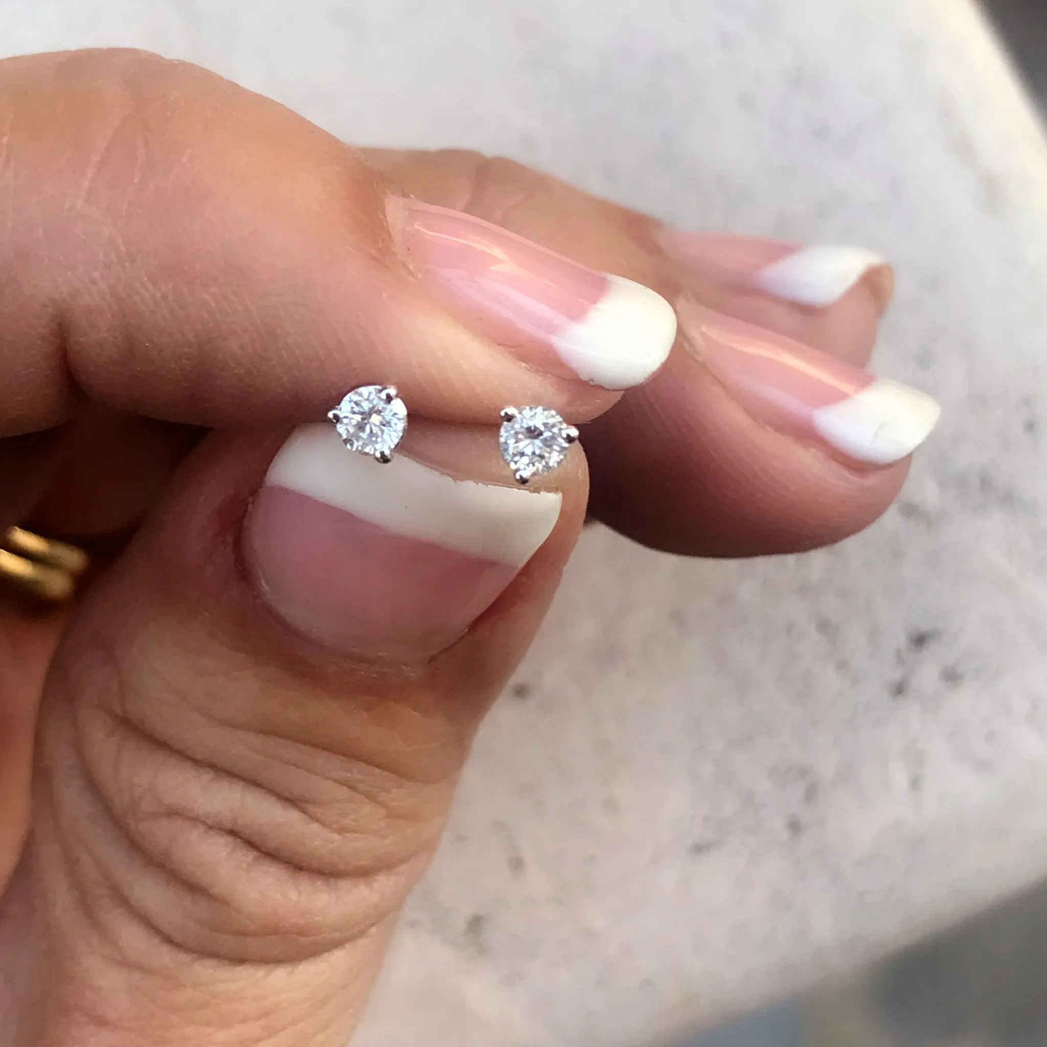 Diamond Cocktail Stud Earrings