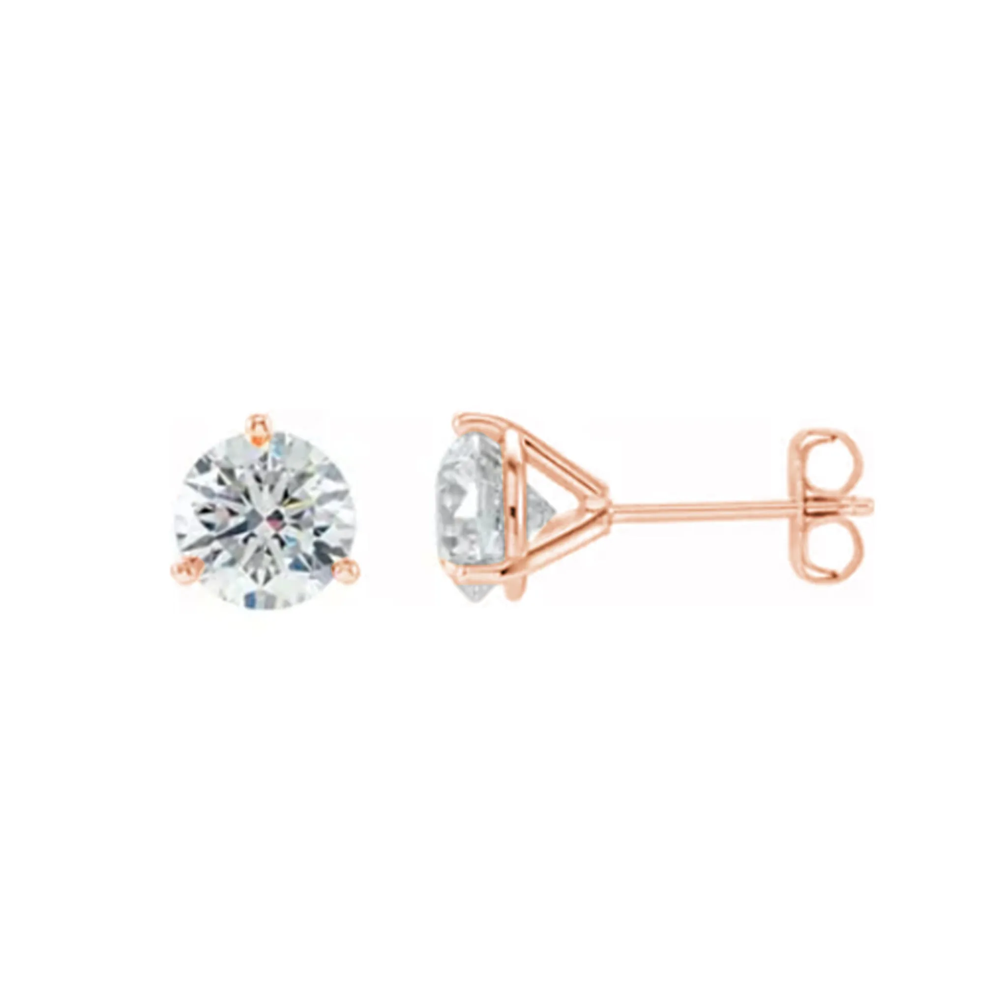 Diamond Cocktail Stud Earrings