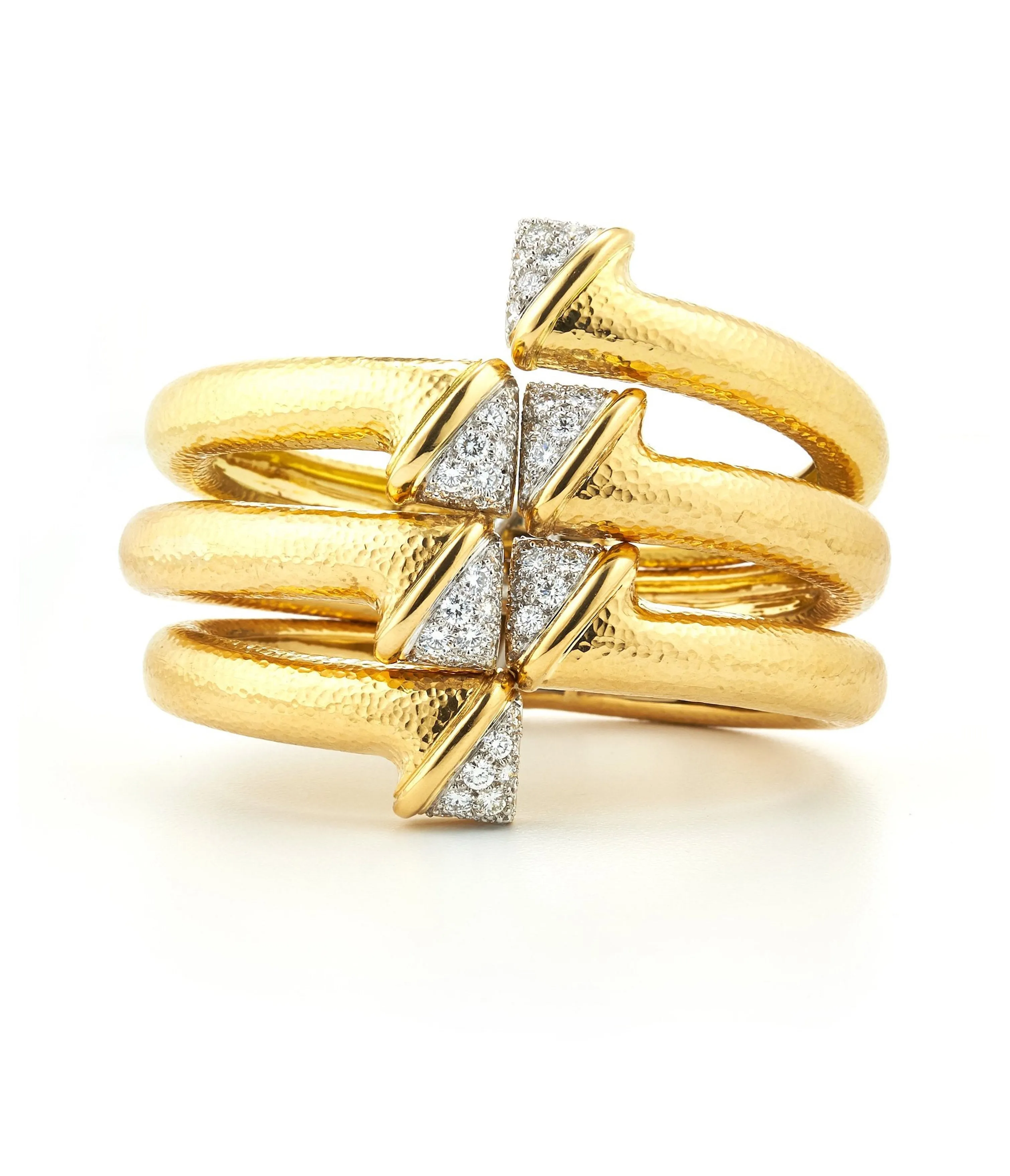 Diamond Crossover Bangle