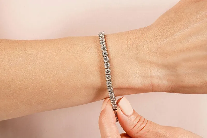Diamond Crown Lab-Grown Diamond Tennis Bracelet with 4.17 ct.(finished) 2.9mm