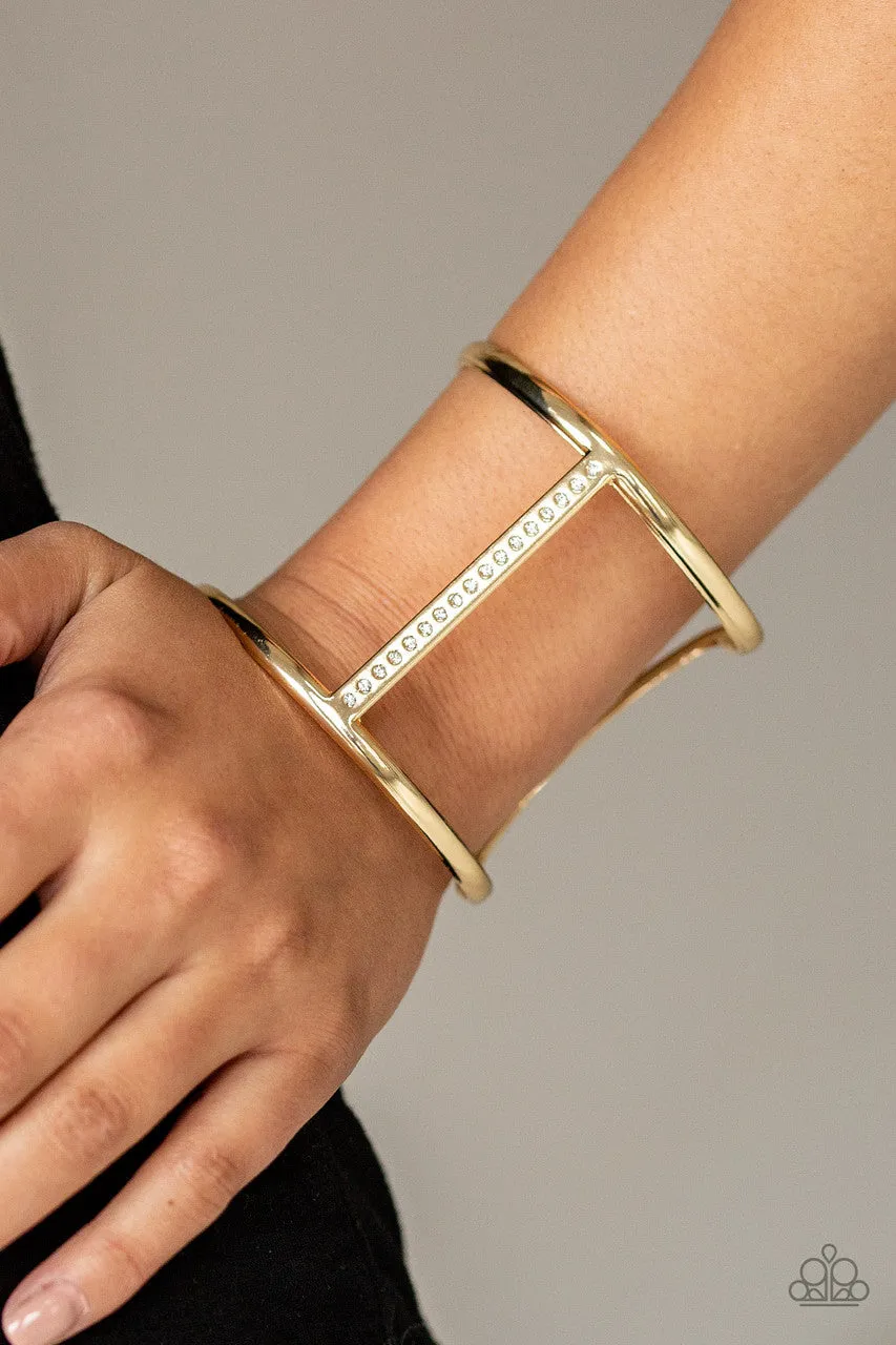 Diamond Deity Gold Paparazzi Bracelet
