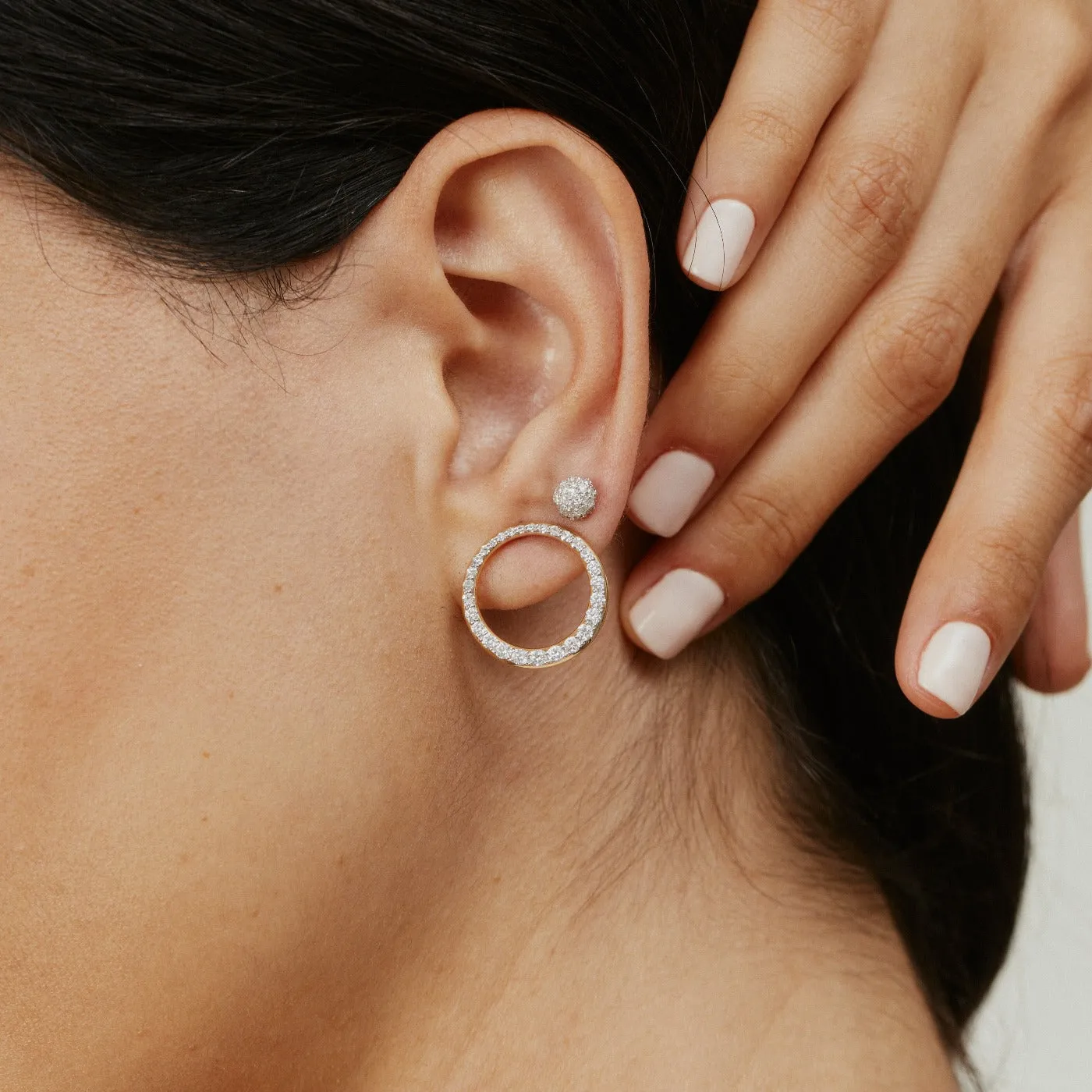Diamond Disco Ball Studs