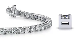 Diamond Dreams Lab-Grown Diamond Tennis Bracelet with 6.76 ct.(finished) 3.2mm