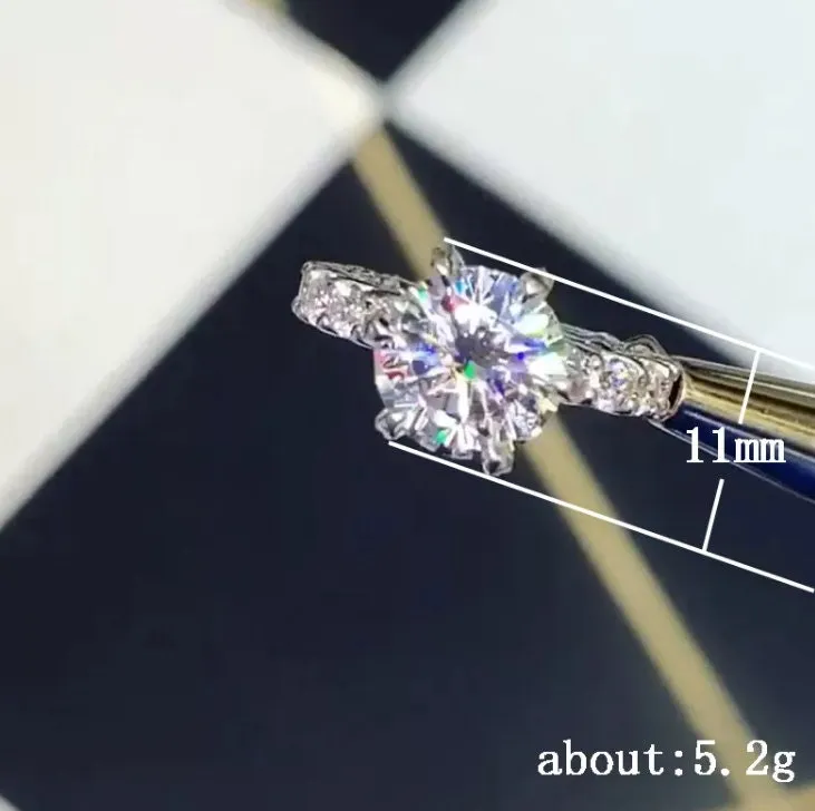 Diamond Engagement Ring | Round Diamond Engagement Ring | Brilliant Ring | Womens Engagement Ring | Diamond Ring | Cheap Engagement Rings