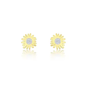 Diamond Flower Burst Studs